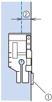 BROTHER F410 - ■ Piecing using the 1 / 4'' quilting foot with guide (sold separately with some models) - 1