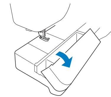 BROTHER F410 - Using the flat bed attachment - 2
