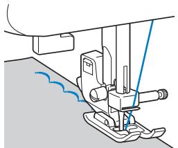 BROTHER FS100WT - Scallop stitching - 1