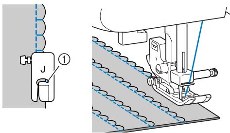 BROTHER FS100WT - Attach zigzag foot "J". - 1