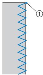 BROTHER FS100WT - Sew with the edge of the fabric. - 2