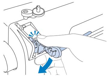BROTHER FS100WT - ■ Installing the spool pin - 2