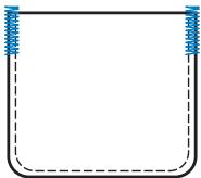BROTHER FS100WT - Bar tack stitching - 1