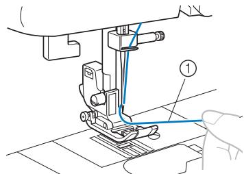 BROTHER FS100WT - Drawing up the lower thread - 2