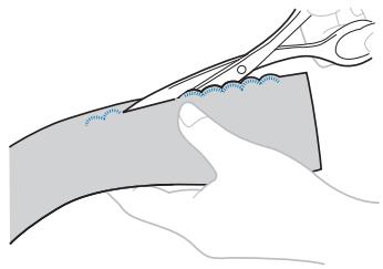 BROTHER FS100WT - Scallop stitching - 2