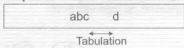 BROTHER P-TOUCH 1000 - Réglage d'une TABULATION - 3