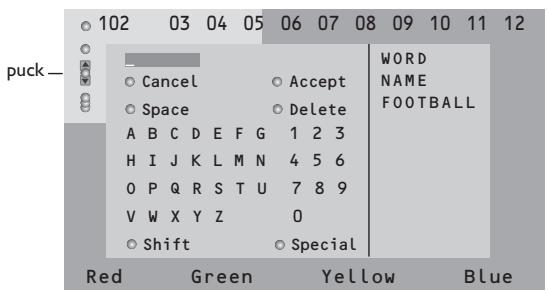 PHILIPS 29PT9020 - Selecting a word - 1