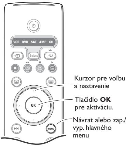 PHILIPS 29PT9020 - Použitie menu - 1