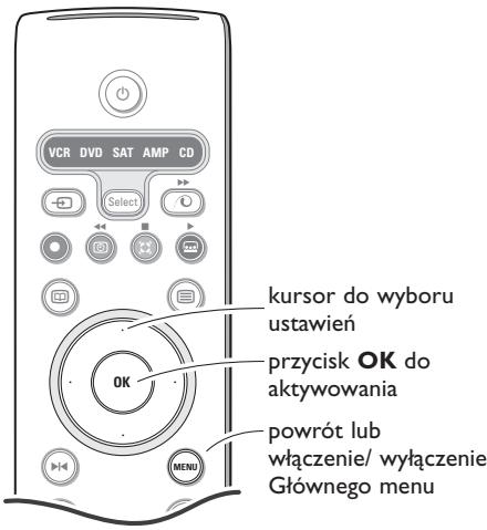 PHILIPS 29PT9020 - Korzystanie z menu - 1