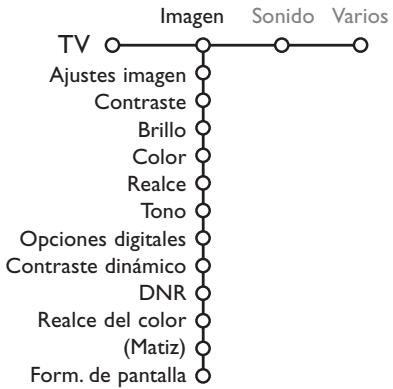 PHILIPS 29PT9020 - Menú TV - 1