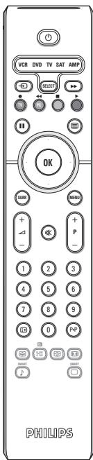 PHILIPS 32PF4320 - Audio- och videoapparater-knappen - 1