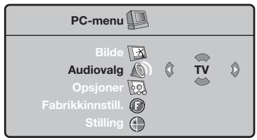 PHILIPS 32PF4320 - Brug af computermenuerne - 2