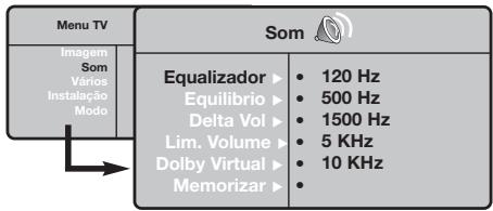 PHILIPS 32PF4320 - Para utilizar o menu - 2