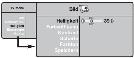 PHILIPS 32PF4320 - Benutzung der Menüs - 1