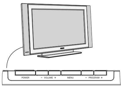 PHILIPS 32PF4320 - Les touches du téléviseur - 1