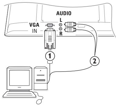PHILIPS 32PF4320 - Подключите свой компьютер - 1