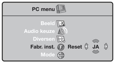 PHILIPS 32PF4320 - Gebruiken van de PC-menu's - 4