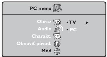 PHILIPS 32PF4320 - Použitie menu PC - 5