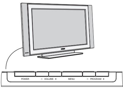 PHILIPS 32PF4320 - I tasti del televisore - 1