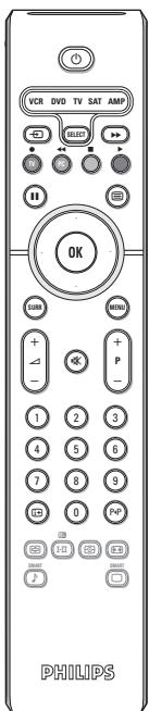 PHILIPS 32PF4320 - Touches pour les appareils A/V - 1