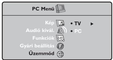 PHILIPS 32PF4320 - A PC menük használata - 5
