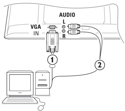 PHILIPS 32PF4320 - Uw computer aansluiten - 1