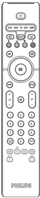 PHILIPS 32PF4320 - Teclas de equipos de Audio y de Vídeo - 1