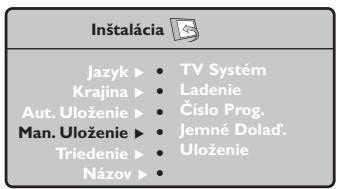 PHILIPS 32PF4320 - Prostredníctvom TV menu: - 1
