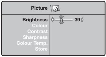 PHILIPS 32PF4320 - Using the PC menus - 1