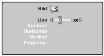 PHILIPS 32PF4320 - Använding av menyer i PC-läge - 1