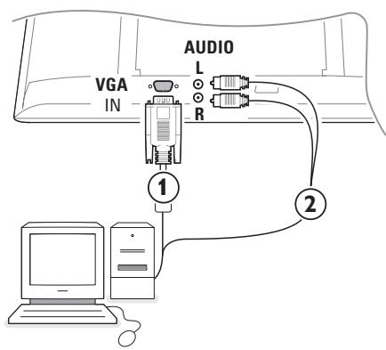 PHILIPS 32PF4320 - Connect your computer - 1