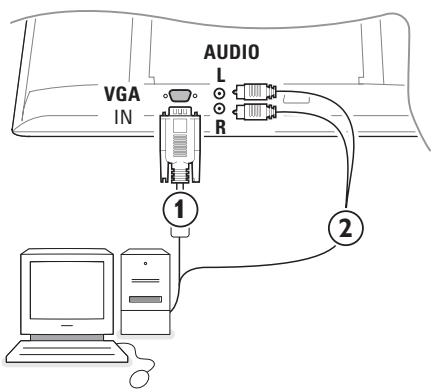 PHILIPS 32PF4320 - Conecte su ordenador - 1