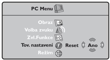 PHILIPS 32PF4320 - Použití nabídek PC - 4