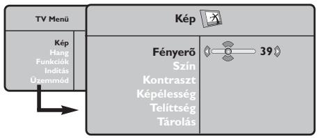 PHILIPS 32PF4320 - Menü használat - 1