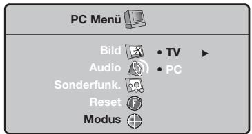 PHILIPS 32PF4320 - Verwenden des PC-Menüs - 5