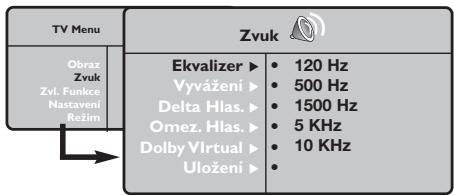 PHILIPS 32PF4320 - Používání menu - 2