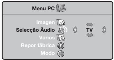 PHILIPS 32PF4320 - Utilização dos menus PC - 2