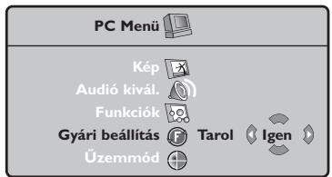PHILIPS 32PF4320 - A PC menük használata - 4