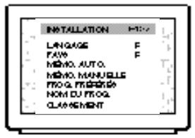 PHILIPS 32PW6332 - Pour appeler le menu INSTALLATION - 2