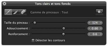 APPLE APERTURE 3.4 - Utilisation des commandes de pinceau - 3