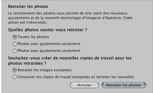 APPLE APERTURE 3.4 - Pour retraiter une sélection de photos - 1