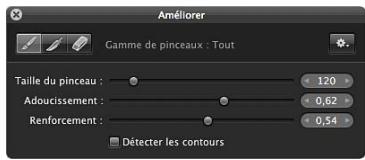 APPLE APERTURE 3.4 - Pour appliquer un ajustement au pinceau vers l'extérieur - 2