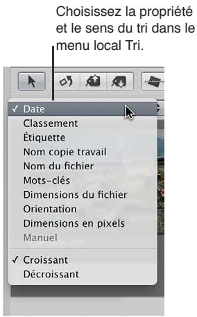 APPLE APERTURE 3.4 - Réorganisation et tri des photos dans le navigateur - 1