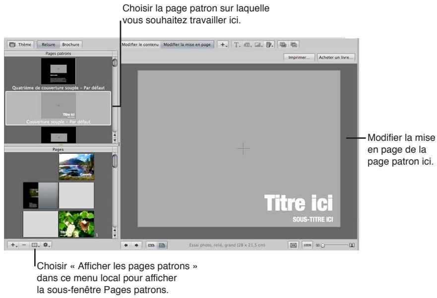 APPLE APERTURE 3.4 - Vue d'ensemble des pages patrons - 1