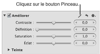 APPLE APERTURE 3.4 - Pour appliquer un ajustement au pinceau à une image entière - 1
