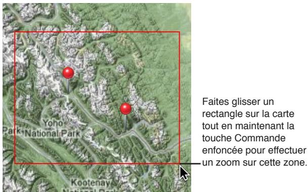APPLE APERTURE 3.4 - Pour afficher l'emplacement précis des photos représentées par le même repère - 4