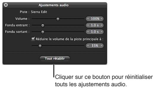 APPLE APERTURE 3.4 - Synchronisation de la piste audio principale avec les diapositives du diaporama - 1