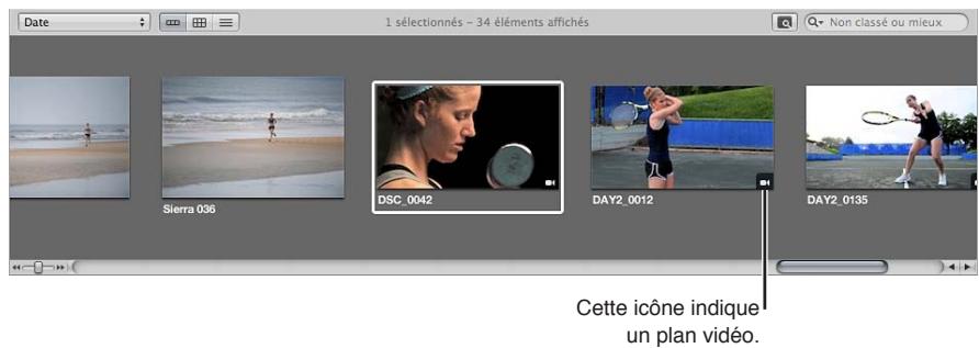 APPLE APERTURE 3.4 - Utilisation de l'audio et de la vidéo dans le visualiser - 1
