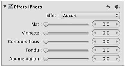 APPLE APERTURE 3.4 - Pour appliquer un effet iphoto à une image - 1