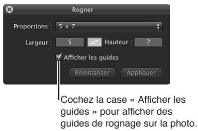 APPLE APERTURE 3.4 - Rognage des images à l'aide de l'outil rogner - 7